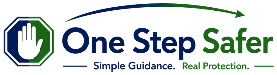 one step safer logo header